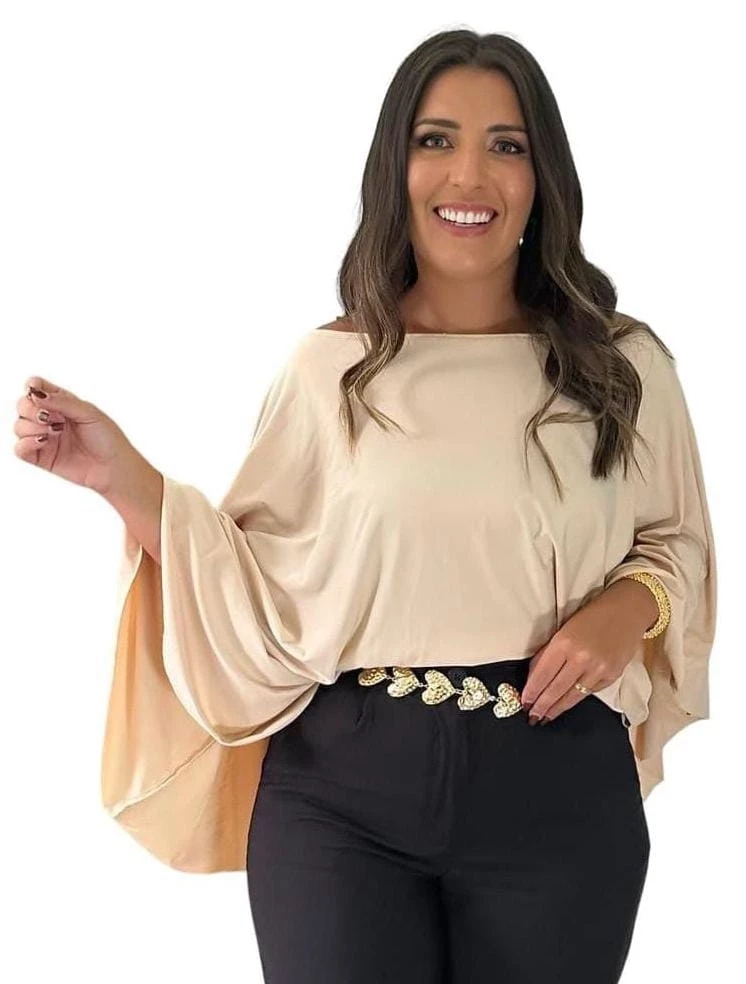 BLUSA BATA VÁRIAS FORMAS